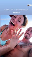 Jessica a accepté et l'ex de Laure Manaudou l'a annoncé sur son compte Instagram, dévoilant la sublime bague