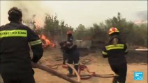 Incendies en Grèce : un quartier d'Athènes évacué, 20 morts dans le pays en 48 heures
