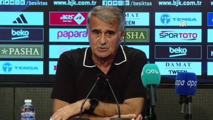İSTANBUL - Beşiktaş - Neftçi Bakü maçının ardından - Şenol Güneş (2)