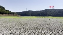 Kemerburgaz Kent Ormanı’ndaki göl tamamen kurudu