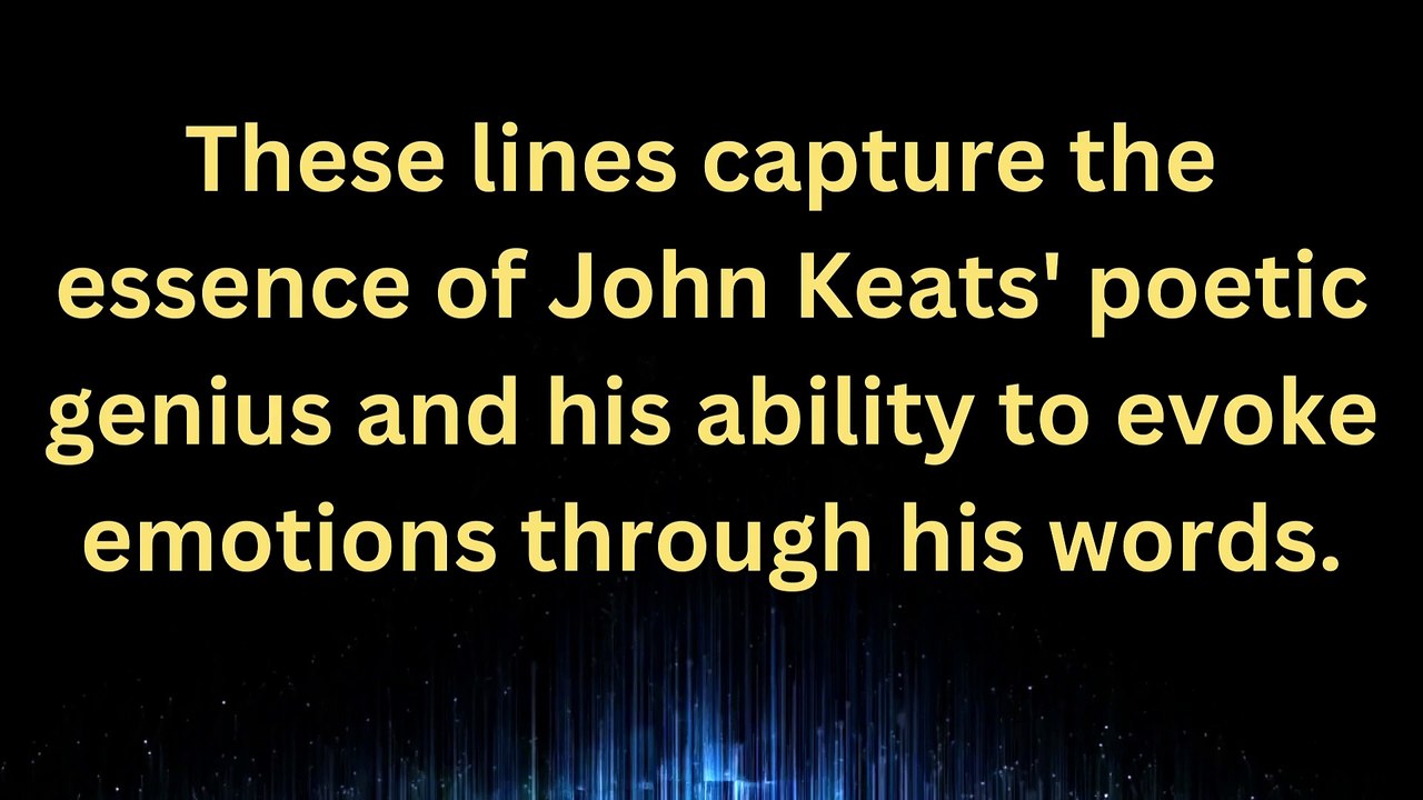 Keats Whispered Echoes