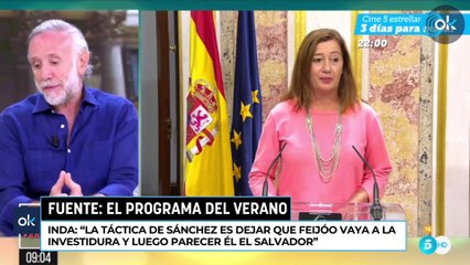 Inda: "La táctica de Sánchez es dejar que Feijóo vaya a la investidura y luego parecer él el salvador"