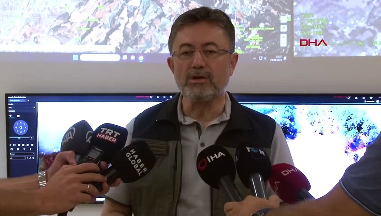 ÇANAKKALE'DEKİ ORMAN YANGININDA 2'NCİ GÜN; BAKAN YUMAKLI: YANGININ İLERLEMESİ DURDURULDU