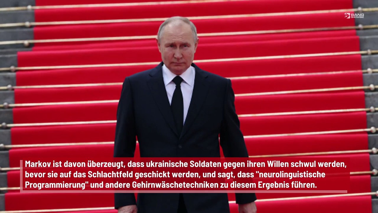 Ehemaliger Berater von Wladimir Putin behauptet: Ukraine stelle 'schwule Supersoldaten' her