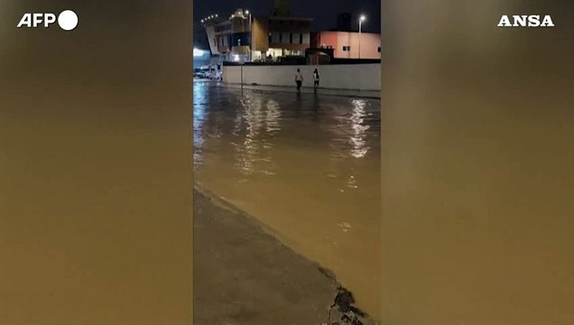 Tempesta alla Mecca, allagamenti e disagi
