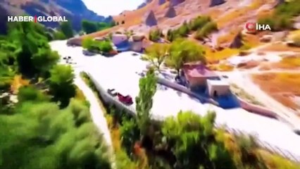 Kapadokya'nın giriş kapısında eşsiz görüntüler