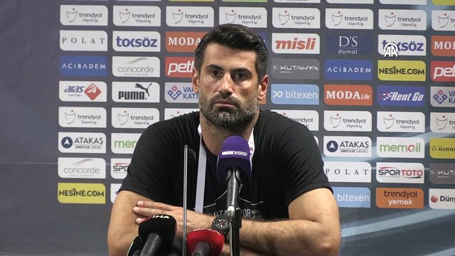 MERSİN - Atakaş Hatayspor-Kasımpaşa maçının ardından - Volkan Demirel ve Kemal Özdeş