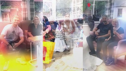 "My grandma couldn't be at my wedding so I recreated my big day at her care home"