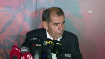 İSTANBUL - Galatasaray-Trabzonspor maçının ardından - Galatasaray Kulübü Başkanı Dursun Özbek (2)