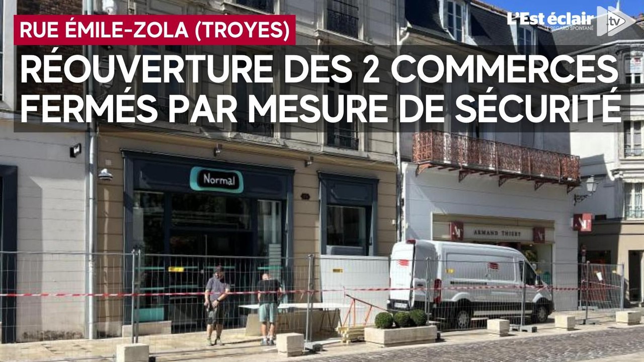 Fermés après un risque d'effondrement du plafond, Normal et Armand Thiery ont rouvert ce mercredi 23 août