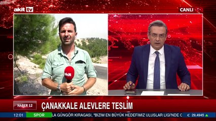 Çanakkale’de orman yangını 2. gününde