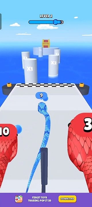 Snake Run Gameplay #snakegame #androidgames #mobilegame  #snakerun #gaming #gameplay