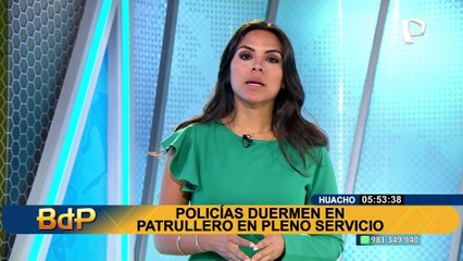 ¡Indignante! Sorprenden a policías durmiendo en pleno horario de servicio en Huacho
