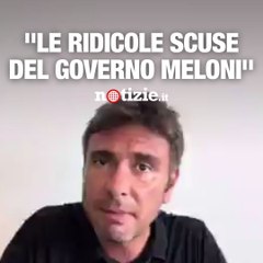 Di Battista: "Le ridicole scuse del governo Meloni"