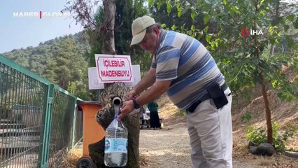 Bu maden suyu şişeden değil çeşmeden içiliyor
