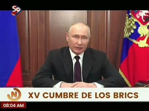Inicia la 2.ª jornada de la XV Cumbre de los Brics en Sudáfrica, para respaldar la economía global