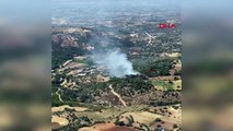 İzmir'de Kiraz ilçesinde çıkan orman yangını kontrol altına alındı