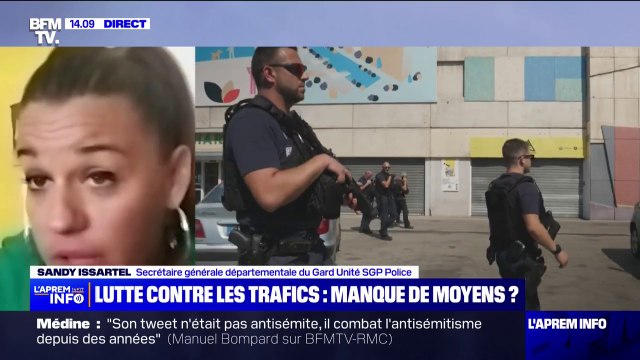 Sandy Issartel (Unité SGP Police) sur le trafic de drogue: On ne peut pas mettre un fonctionnaire de police derrière chaque habitant, pourtant c'est ce qu'on aimerait