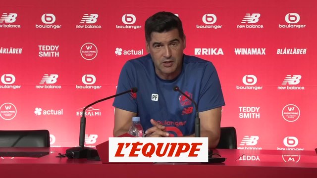 Fonseca : «Un moment important» - Foot - Ligue Europa - Lille