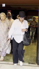 Dimple Kapadia was spotted at Bandra's Gaiety Galaxy Theater watching Gadar 2