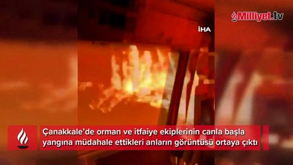 'Alev savaşçıları'nın canlarını hiçe saydığı anlar kamerada