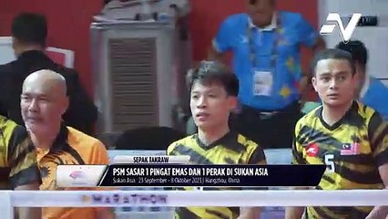 PSM tetapkan 1 emas dan 1 perak di Sukan Asia Hangzhou bagi skuad lelaki