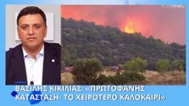 Πυρκαγιές στην Ελλάδα: Για το χειρότερο καλοκαίρι μιλά ο Βασίλης Κικίλιας