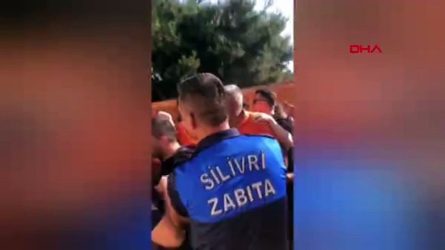 MHP’li Silivri Belediyesi işçilerinin grevinde arbede çıktı