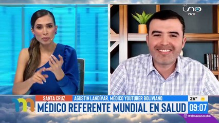 Médico referente mundial en salud con Agustin Landívar, Médico youtuber boliviano