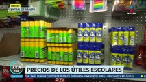 Así el precio de los útiles escolares en la papelería Marchand