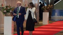 Leaders arrive for the BRICS plenary session in South Africa