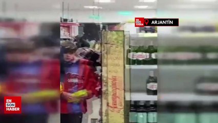 Arjantin’de marketler yağmalandı