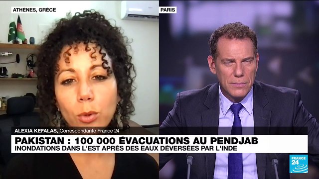 Pakistan : 100 000 évacuations au Pendjab suite à des inondations dans l'Est après des eaux déversées par l'Inde