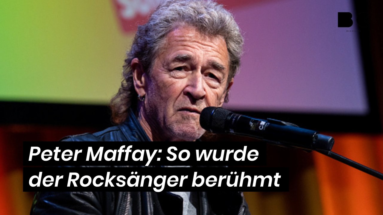 Peter Maffay: So wurde der Rocksänger berühmt
