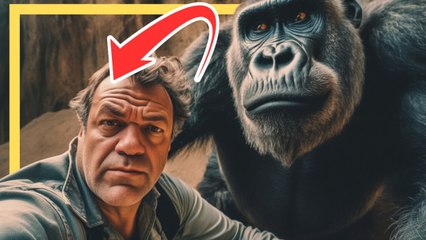 WILD Gorilla RECOGNIZES His Adoptive Dad AFTER 5 YEARS