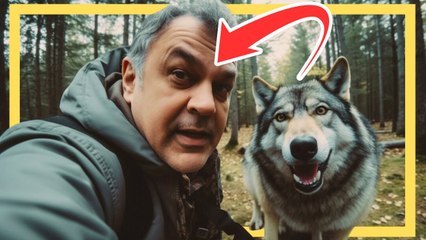 WILD Wolf RECOGNIZES His Lifesaver From YEARS AGO
