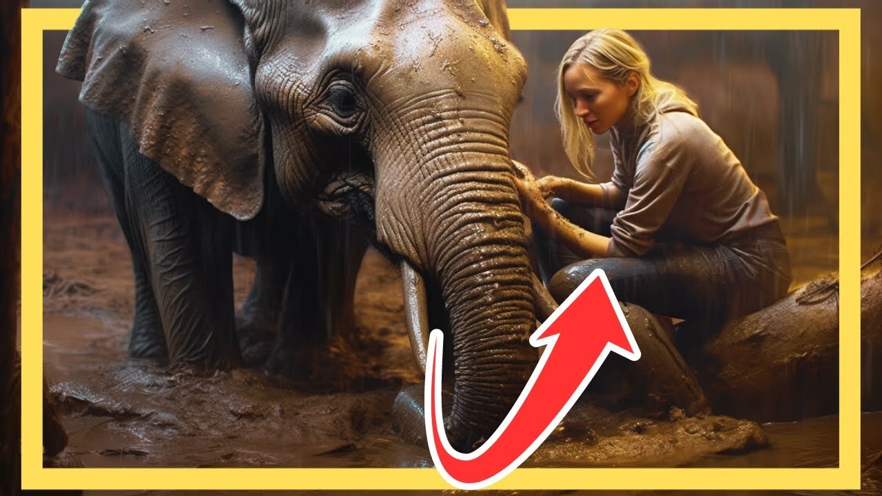 WILD Baby Elephant is DROWNING Animal Protectors Recognize Cries For HELP
