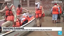 Around 100,000 people evacuated in flood-hit Pakistan