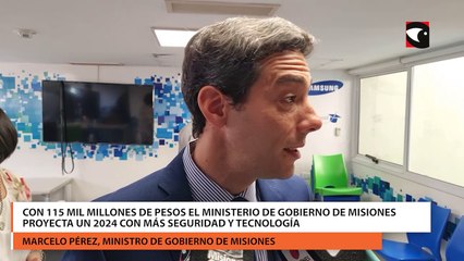 Con 115 mil millones de pesos el ministerio de Gobierno de Misiones proyecta un 2024 con más seguridad y tecnología