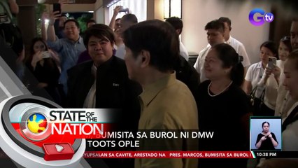 PBBM, bumisita sa burol ni DMW Sec. Toots Ople | SONA