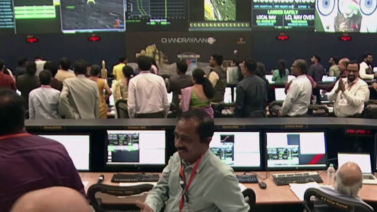 Indische Sonde Chandrayaan-3 erfolgreich auf dem Mond gelandet