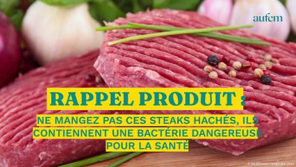 Télécharger la video: Rappel de produit : ne mangez pas ces steaks hachés, ils contiennent une bactérie dangereuse pour la santé