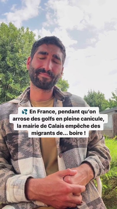  Eau… secours !  À Calais, la mairie a confisqué mi-août une cuve de 1000L d’eau installée en centre-ville par l’association @calais_food_collective ! Tout va bien… .  L’inhumanité n’a donc pas de limite.