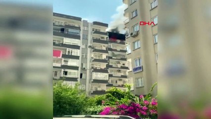 Une personne coincée dans un incendie à Çukurova a été sauvée
