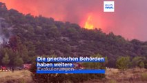 Verzweifelter Kampf um jedes Gebäude: Waldbrand-Drama bei Athen