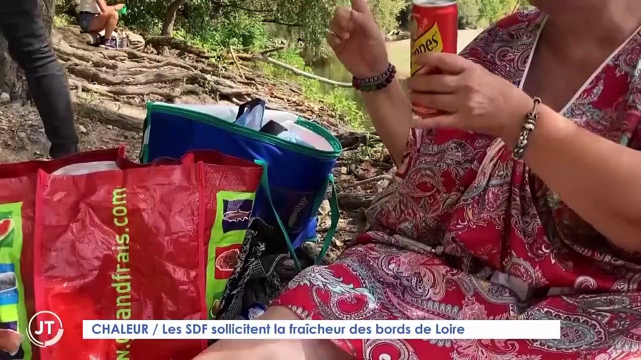 CHALEUR/ Les sans-abris sollicitent la fraîcheur des bords de Loire