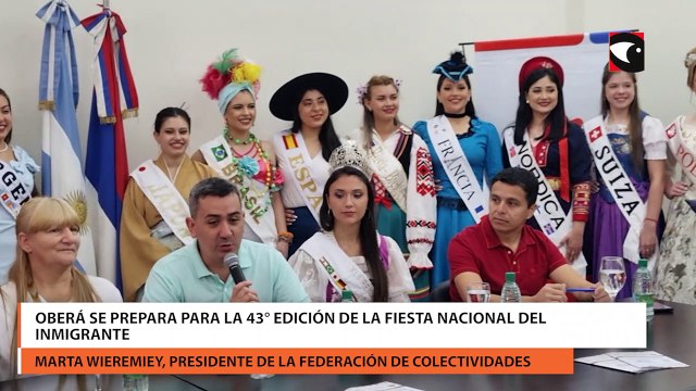 Oberá se prepara para la 43° edición de la fiesta nacional del inmigrante