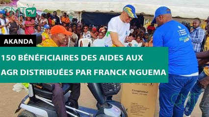 [Politique] Akanda 150 bénéficiaires des aides aux AGR distribuées par Franck Nguema