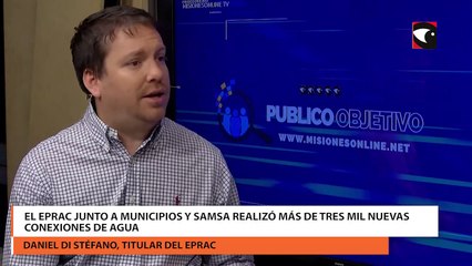 El EPRAC junto a municipios y SAMSA realizó más de tres mil nuevas conexiones de agua