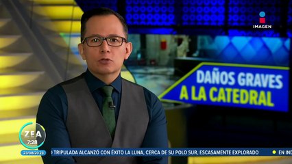 Lluvias causan daños en la Catedral Metropolitana de la CDMX